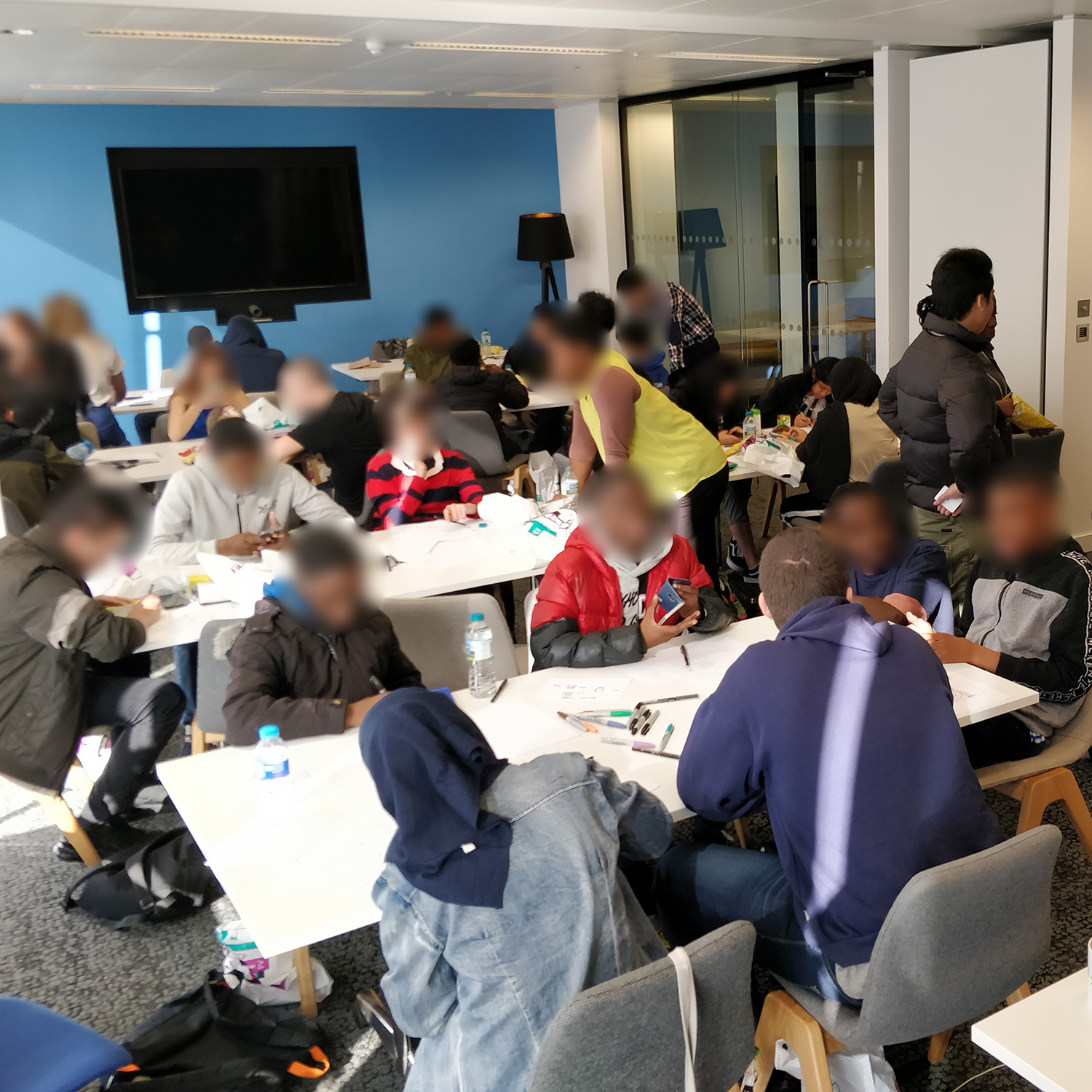Paper prototyping charity activity