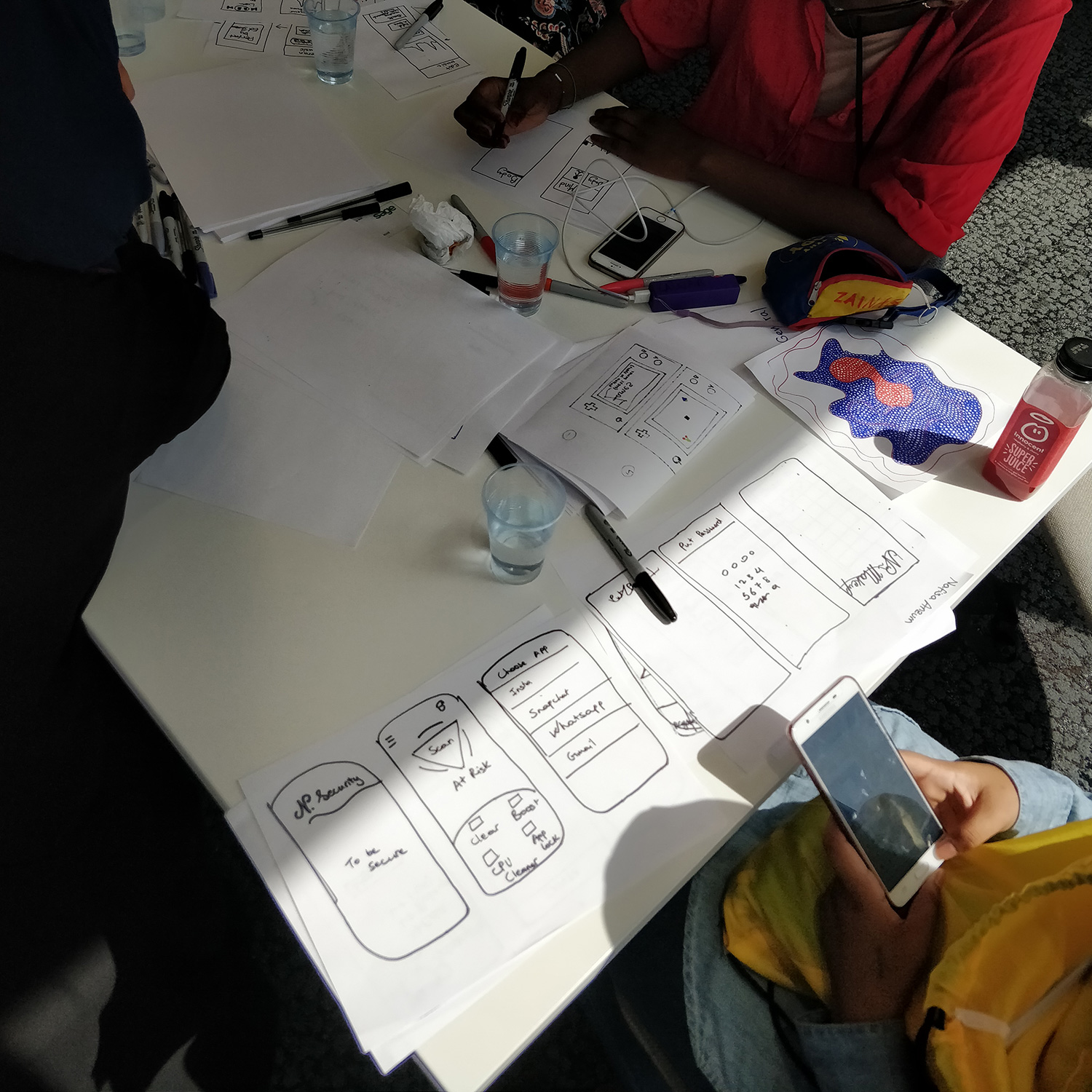 Paper prototyping charity activity